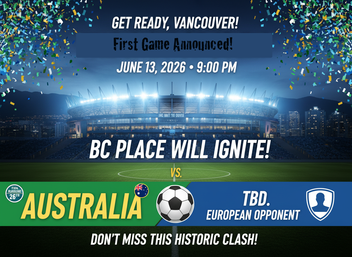 Vancouver 2026: Seven Matches, Starting with Australia