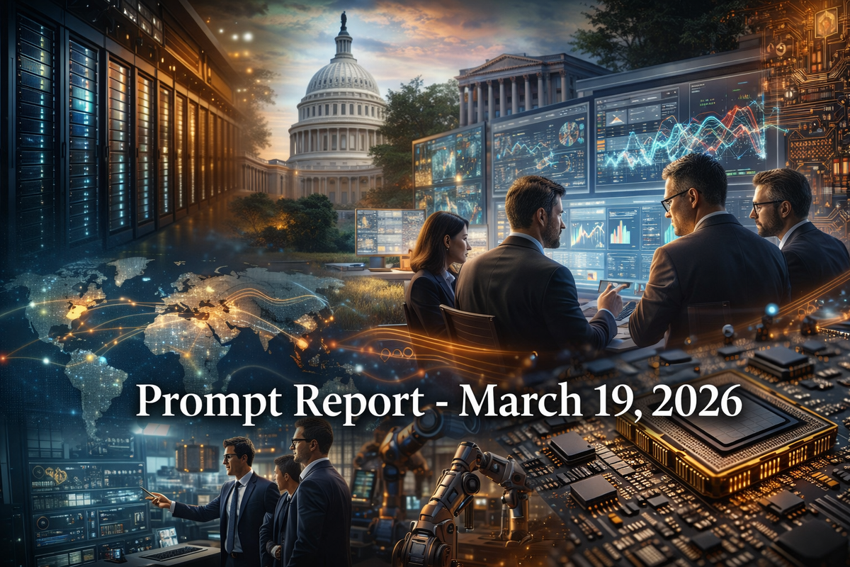 The Prompt Report – March 19, 2026: AI Spend Gets More Aggressive