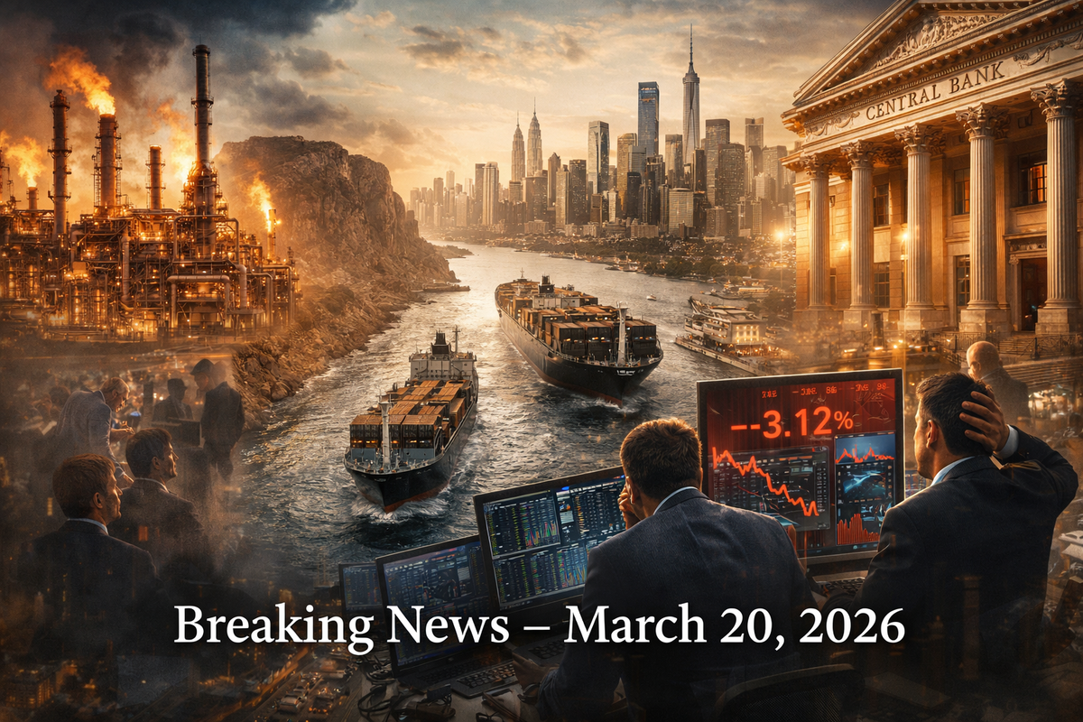 🌍 WBN Morning Brief – March 20, 2026: Oil Holds Above $109 As Supply Efforts Fail To Ease Market Tension