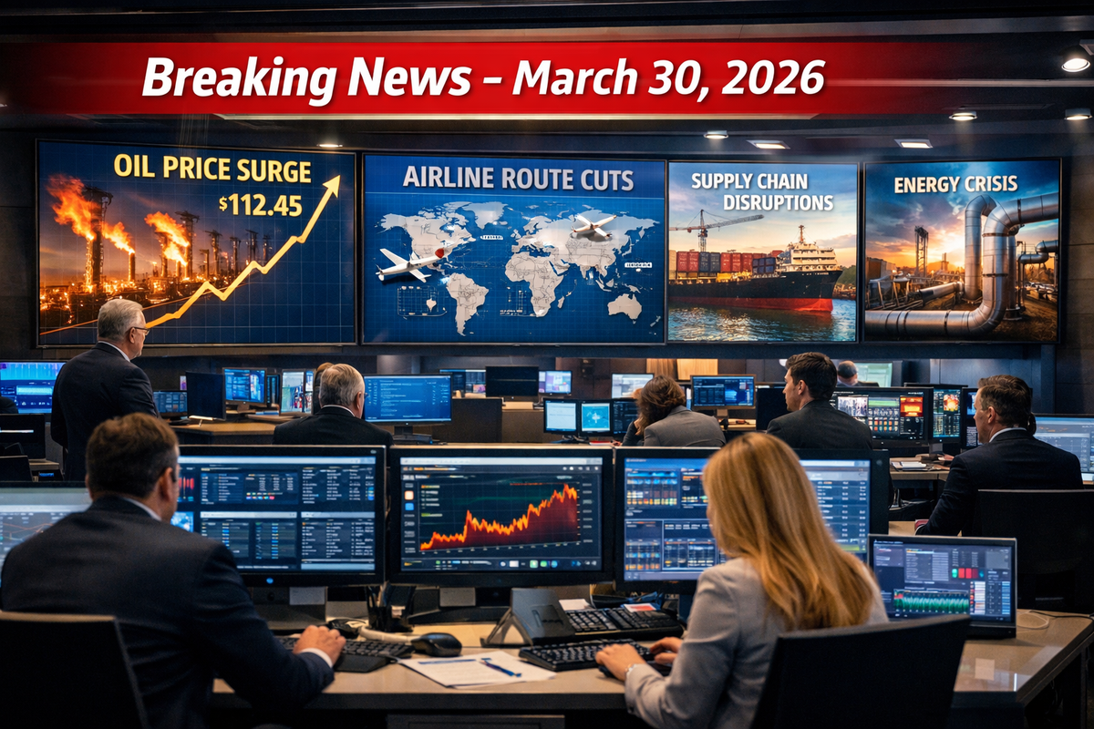 🌍 WBN Morning Brief – March 30, 2026: Energy Shock Reshapes Global Business