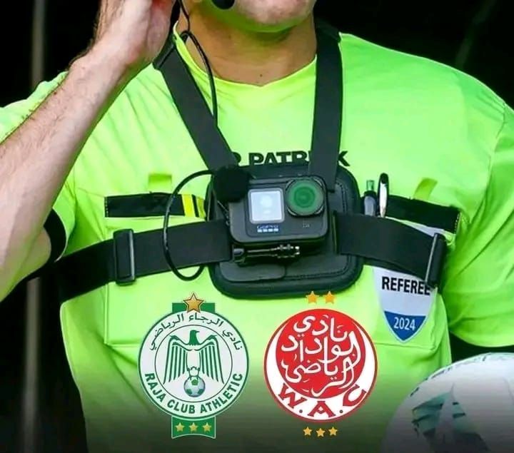 Morocco Leads Africa with Referee Body Cameras in Casablanca Derby