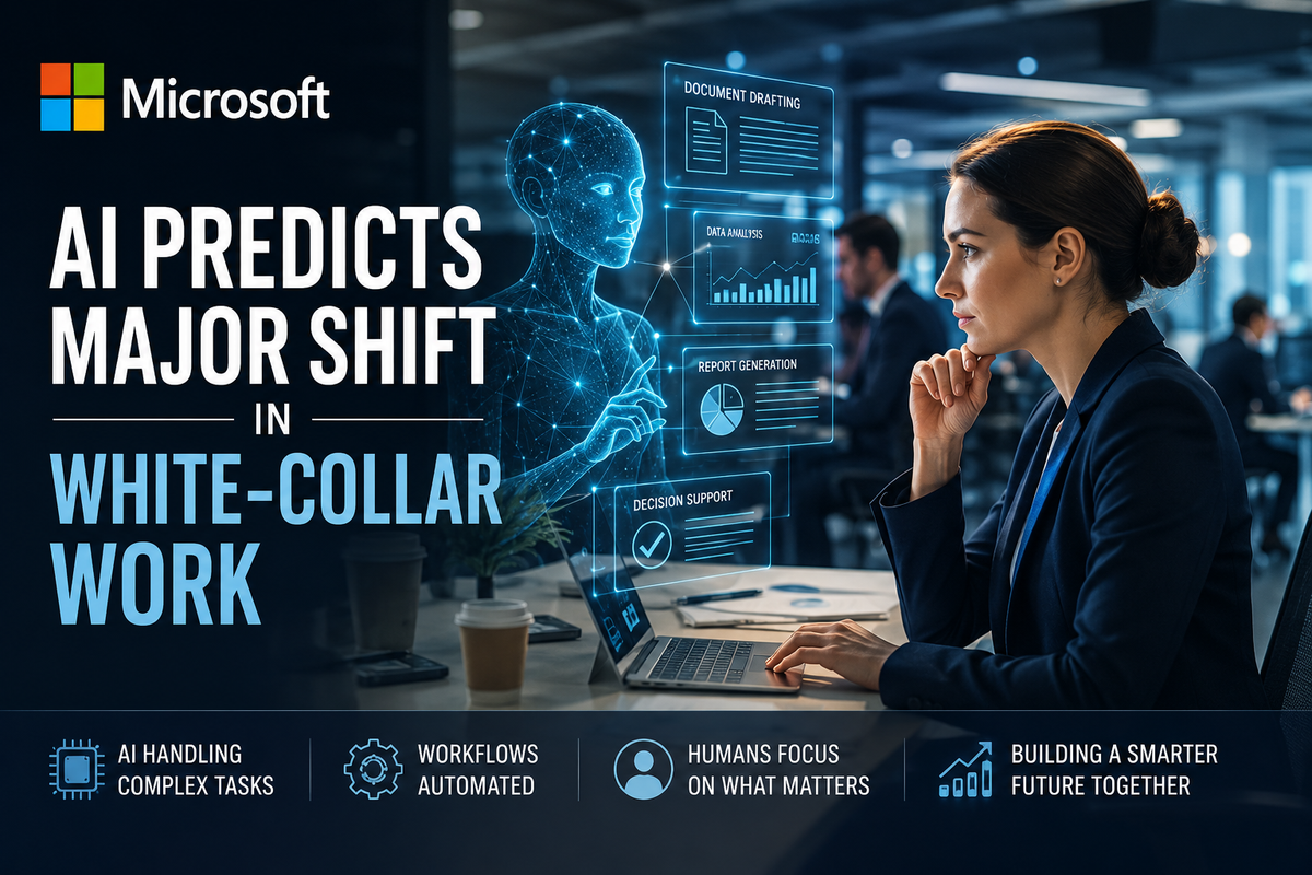 Microsoft AI Chief Predicts Rapid Transformation of White-Collar Work