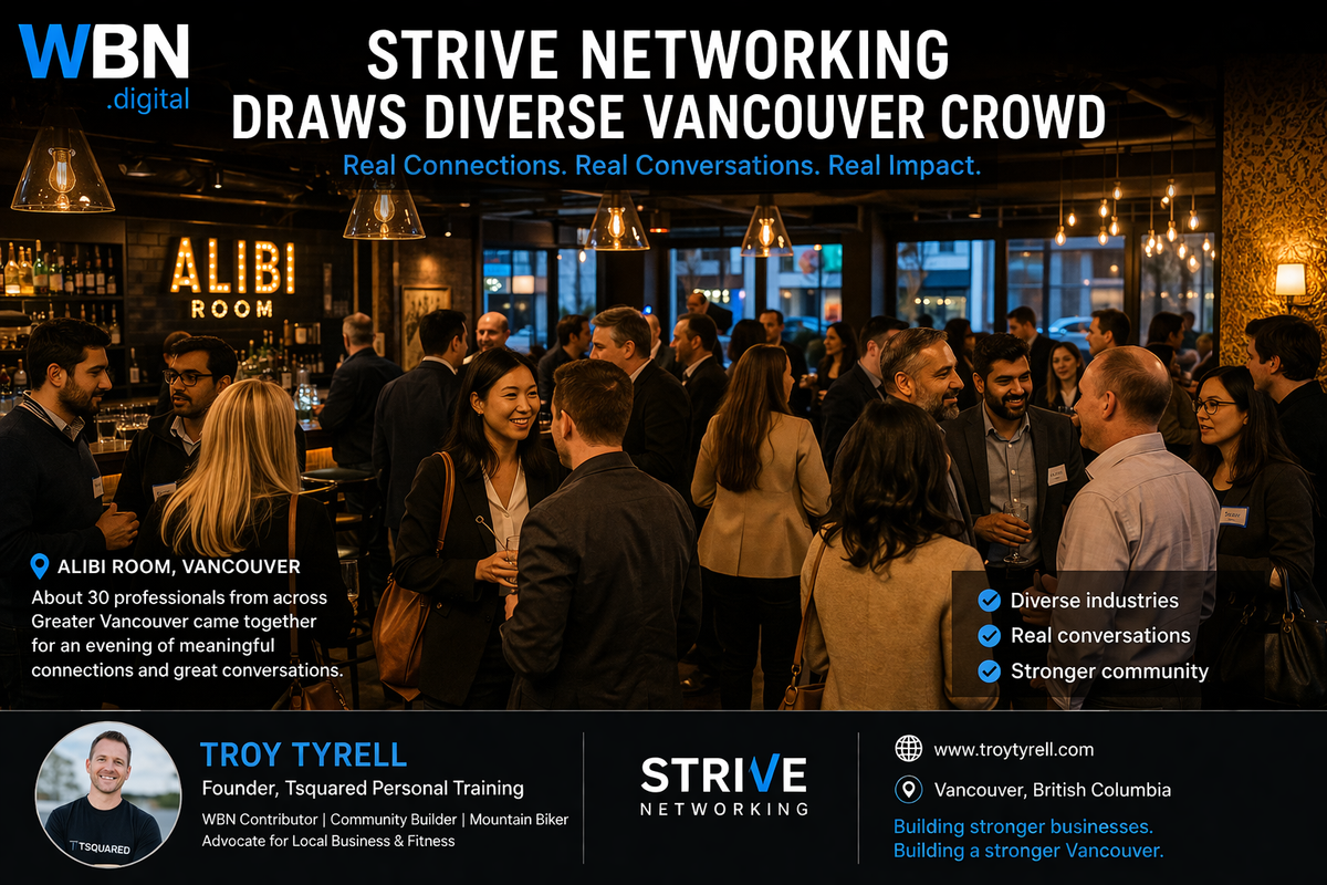 Strive Networking Draws Diverse Vancouver Crowd