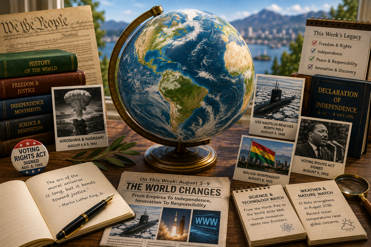 On This Week | August 3–9, 2026: Moments That Shaped Our World