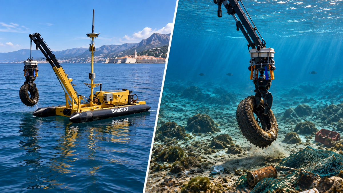 Robots Are Learning To Clean Trash From The Bottom Of The Ocean