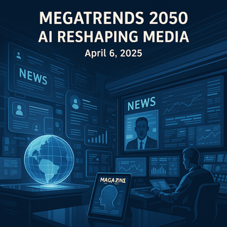 MegaTrends 2050: AI News for Newspapers, TV, Magazines & More