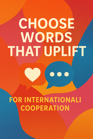 Why Positive Words Matter in a Global World