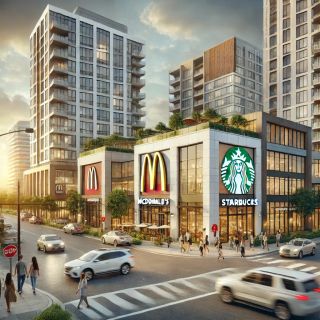 Corner lots that predict growth