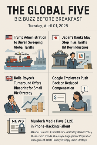 The Global Five: Biz Buzz Before Breakfast: Tuesday, April 01, 2025