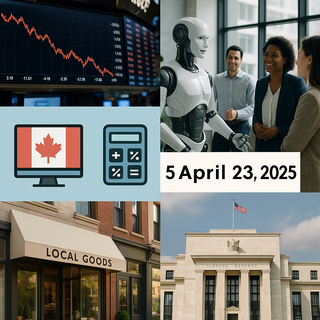 5 @ 5 – April 23, 2025: Markets on Edge, Innovation in Motion
