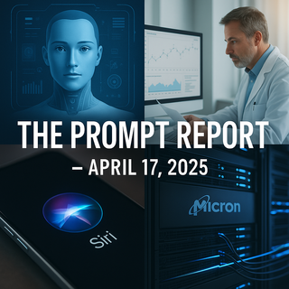 The Prompt Report – April 17, 2025: AI tools enter healthcare diagnosis