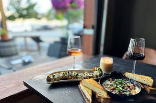Appetizers and wine at Cibo & Vines - Image from Cibo and Vines website