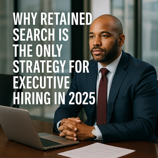 In 2025, Retained Search Is the  Only Strategy for Executive Hiring.