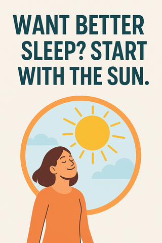 💤 Want Better Sleep? Start with the Sun