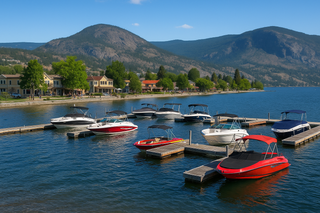 Boating into the heart of Peachland
