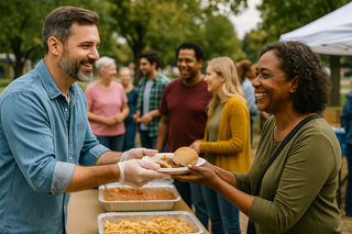 Building community through giving back