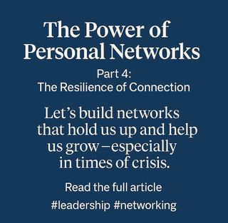 The Power of Personal Networks – Part 4