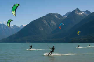 Kiteboarding in Squamish, BC: Riding the Wind at Howe Sound