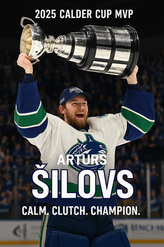 Abbotsford Canucks celebrate Calder Cup win after Game 6 victory over Charlotte Checkers