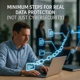 Minimum Steps for Compliant Data Protection (Not Just Cybersecurity)