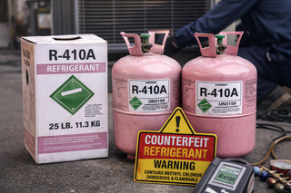 Counterfeit R-410A Refrigerant Found in Canada: What Mechanical Contractors Need to Know