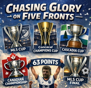 Five Trophies, One Team: The Vancouver Whitecaps Working Hard