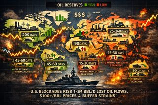 Continental Energy Crunch Looms as Oil Inventories Dwindle.