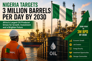 Nigeria Targets 3 Million Barrels Per Day by 2030 in Major Oil Growth Drive
