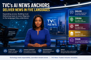 TVC’s AI News Anchors Expand Access Through Five Languages.