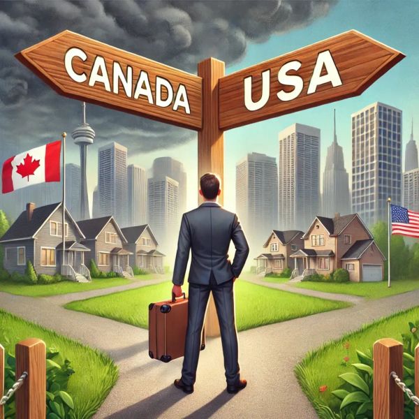 Canadian investors choosing sunnier markets.
