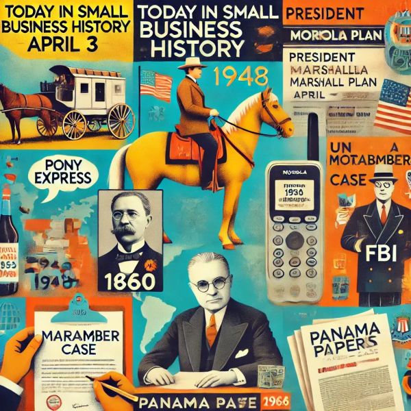 Today in Small Business History – April 3