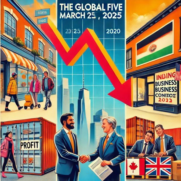 The Global Five: Biz Buzz Before Breakfast: March 26, 2025