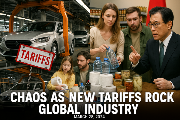 Video Market Update - 03-28-24: Chaos As New Tariffs Rock Global Industry | EU Warns: Prepare For War | Japan & South Korea