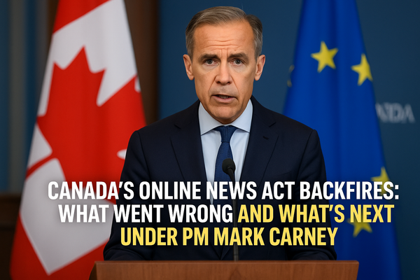 Canada’s Online News Act Backfires - Now is the time to Act