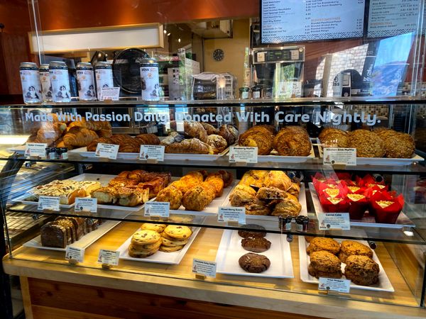 Warm pastries by the water’s edge