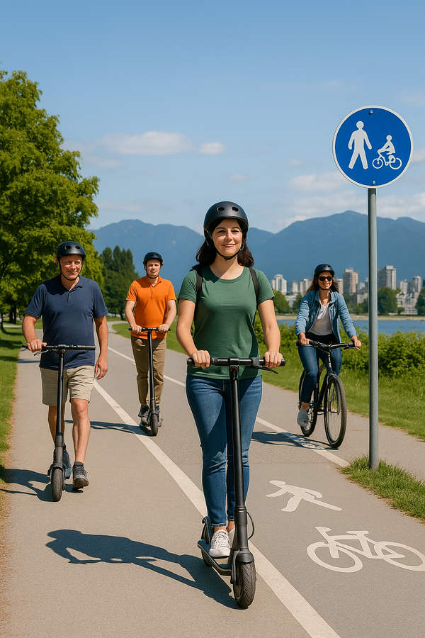 Wheels in Motion: Vancouver’s Summer Pathway Surge