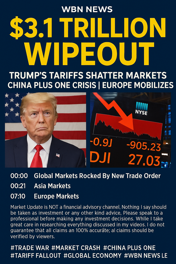 WBN TV - Global Market Update WBN TV - Global Market Update: April 4th 2025 -: $3.1 Trillion Wipeout