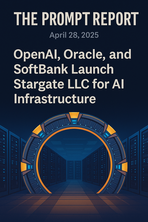 📰 The Prompt Report – April 28, 2025: Stargate Opens: The Next Frontier In AI Power