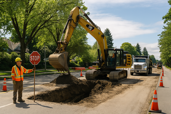 Upgrades in Motion: Infrastructure Overhaul on 16th & King Edward Avenues