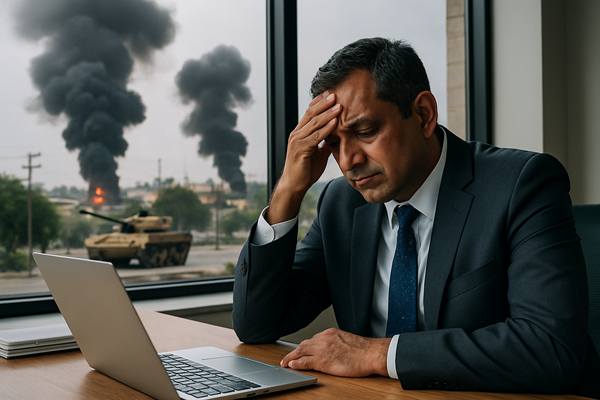 Global business shaken by conflict