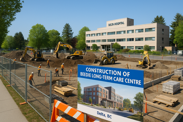 Construction Begins on Beedie Long-Term Care Centre at Delta Hospital