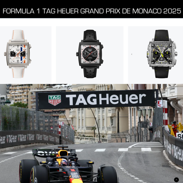 Formula 1 TAG Heuer Grand Prix de Monaco -Prestige Brand Partners with Premier Sporting Event