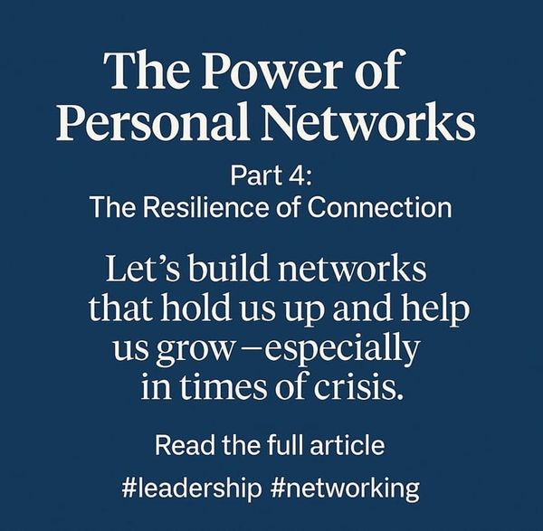 The Power of Personal Networks – Part 4