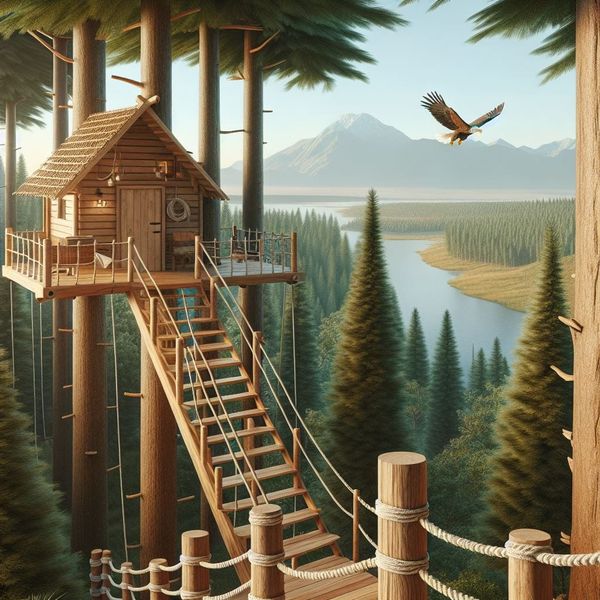 🌲 Escape to the Canopy: Discover the Magic of the Squamish Treehouse