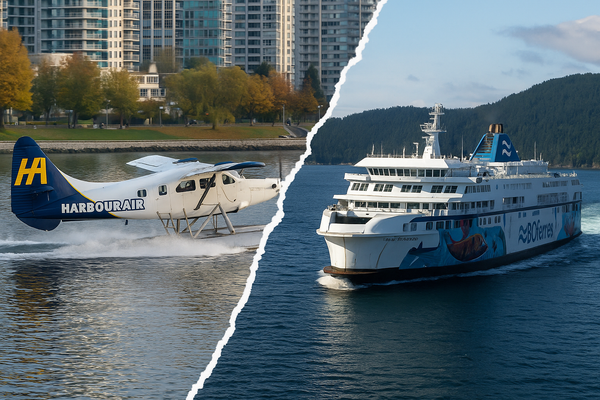 Traveling to Salt Spring Island: Harbour Air vs. Tsawwassen Ferry