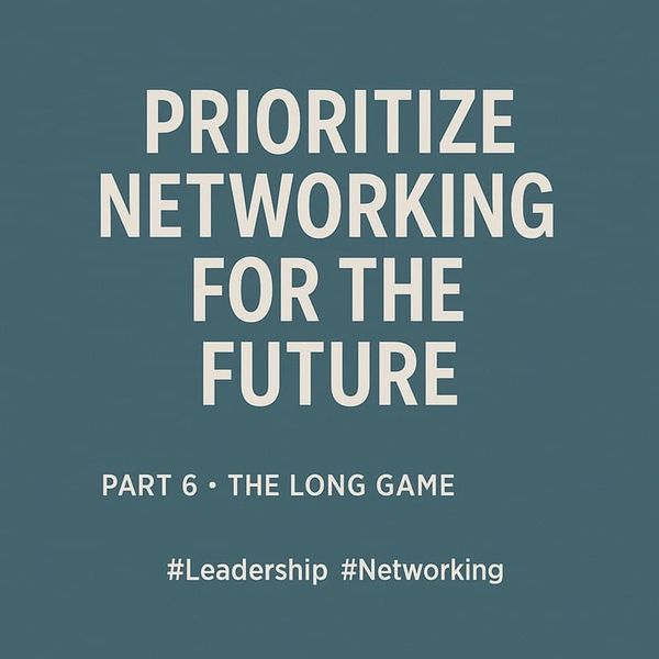 The Power of Personal Networks – Part 6