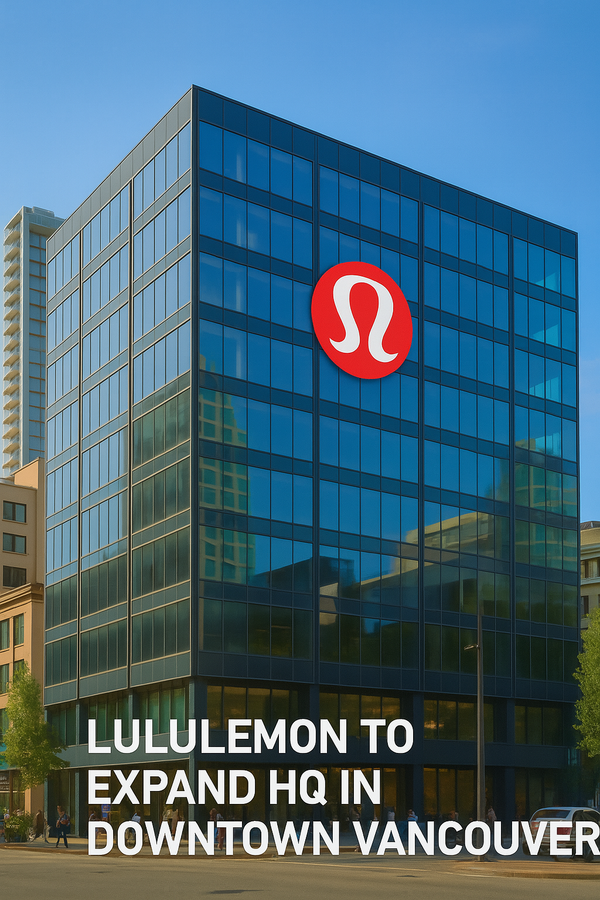 Lululemon Expands HQ Into Prime Downtown Vancouver Office