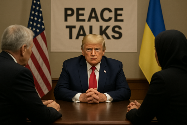 Trump's Peace Push Overshadows Tariff Drama