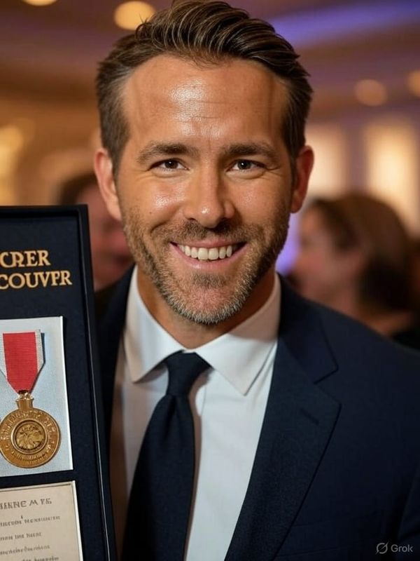 Reynolds Receives Vancouver's Highest Honor