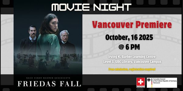 Award-Winning Swiss Drama Premieres Free at UBC